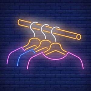 Closet Neon Umbrella - Pink and Blue